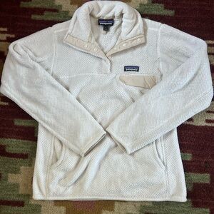 Patagonia Off-White Fleece Jacket